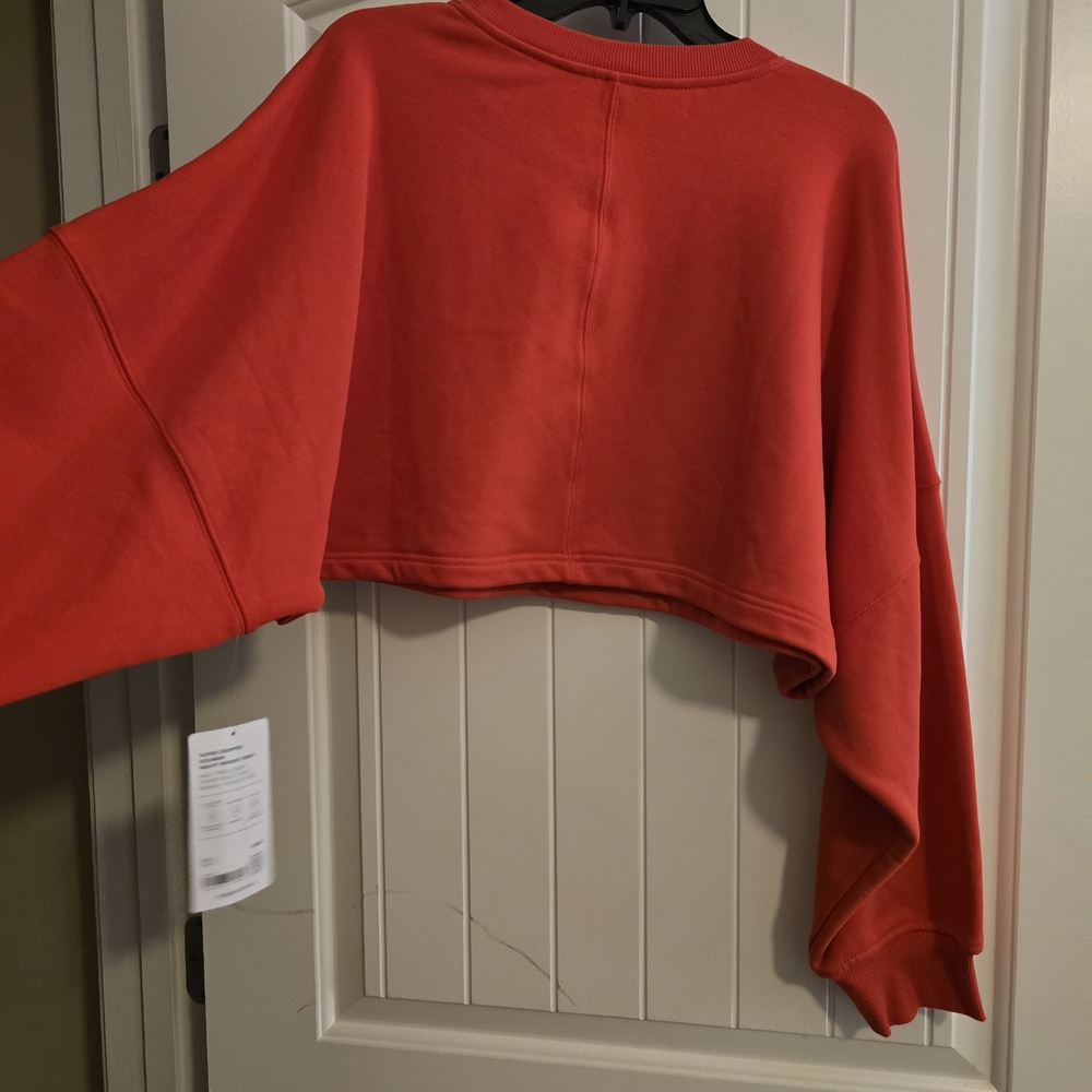 Athleta Cardinal Terry Super Cropped Dolman Sweater XL - NWT SOLD OUT ONLINE - Picture 5 of 7